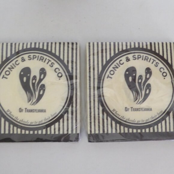 NEW SKULL CROSSBONES GLASS COCKTAIL SHAKER TOXIC SPIRITS NAPKINS ABSINTHE SPOON - Picture 2 of 15